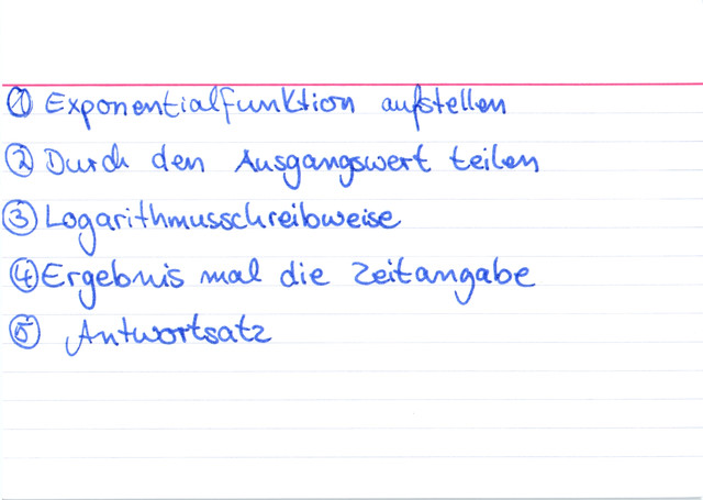 Wie löse ich einen Wachstumsfaktor, wenn die Zeit gesucht ist?