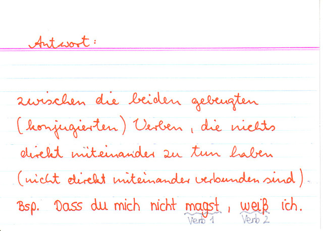 "Dass" am Satzanfang