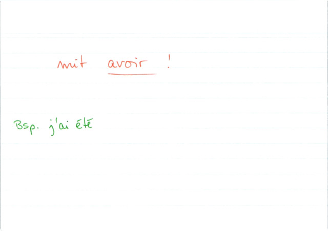 passé composé von être