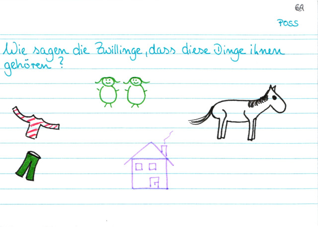 Beispiel Possesivbegleiter