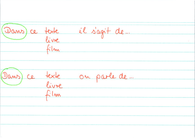 Dieser Text handelt von...