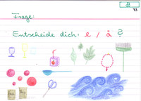Unterscheidung e/ä