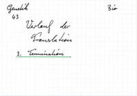 Verlauf der Translation - 3. Termination