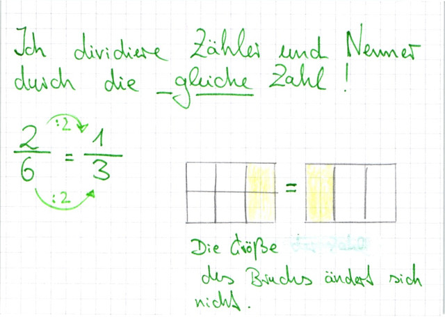 Brüche kürzen