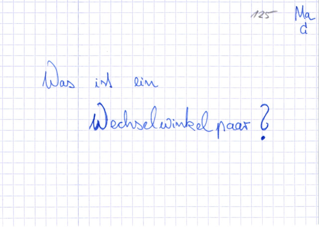 Wechselwinkel