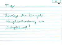 Beispiele zu Nomenendungen