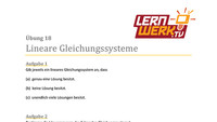 MSA Mathe Arbeitsblatt für Lektion 18
