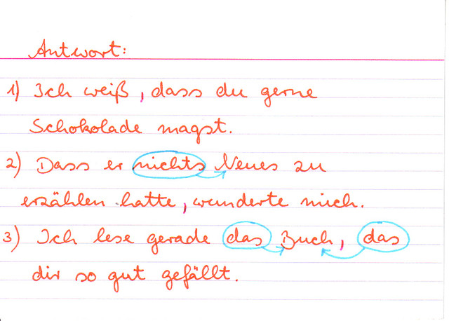 das ~ dass - Entscheide dich!
