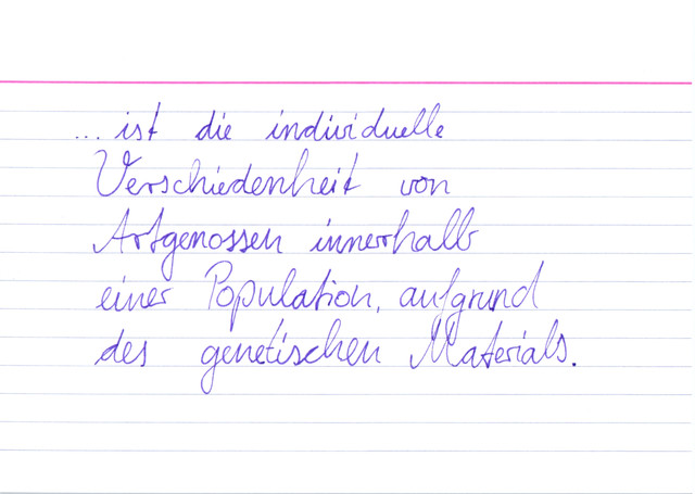 Was ist Variabilität?