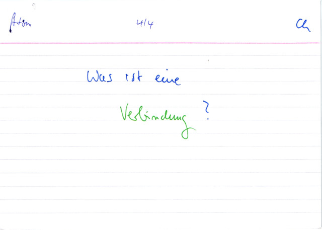Was ist eine Verbindung?