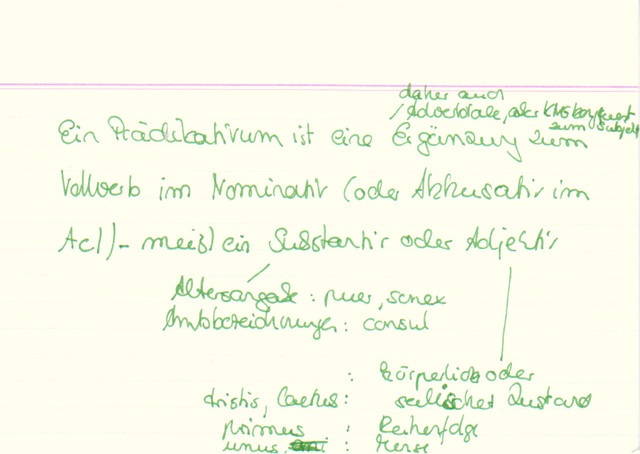 Was ist ein Prädikativum?