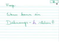 Erklärung wann Dehnungs -h steht