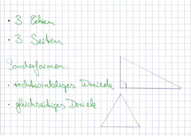 Merkmale und Sonderformen von Dreiecken