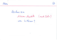 Zeichne ein Atom-Modell von Lithium!