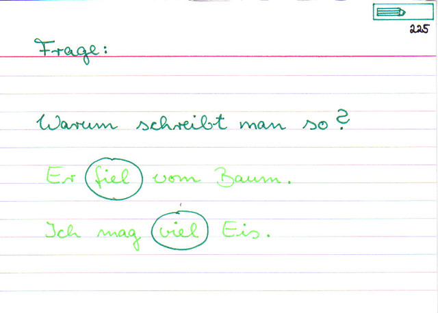 Warum schreibt man so?