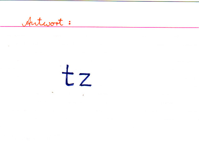 Blaue Freundschaft -tz