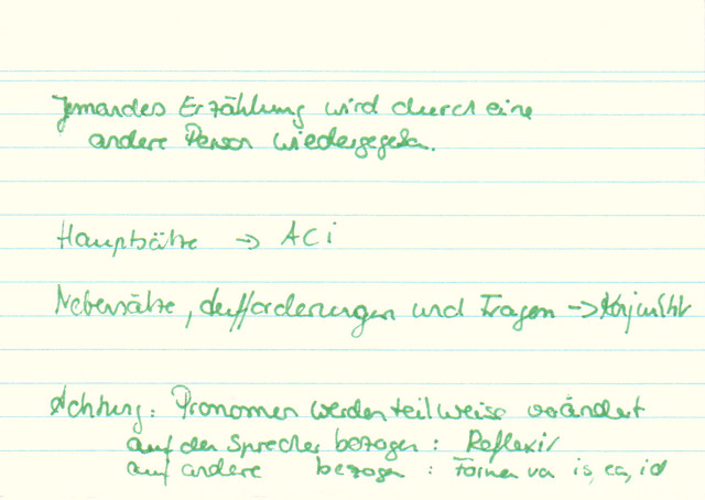 Was ist indirekte Rede?