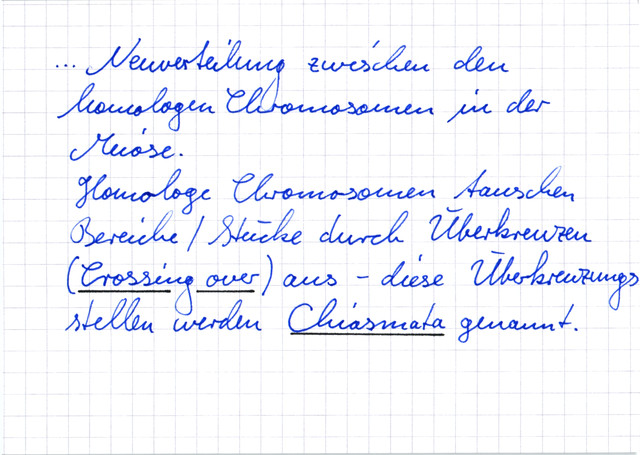 Was versteht man unter intrachromosomaler Rekombination?