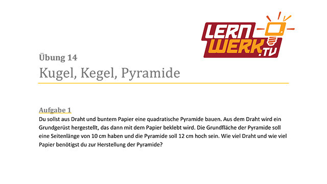 MSA Mathe Arbeitsblatt für Lektion 14