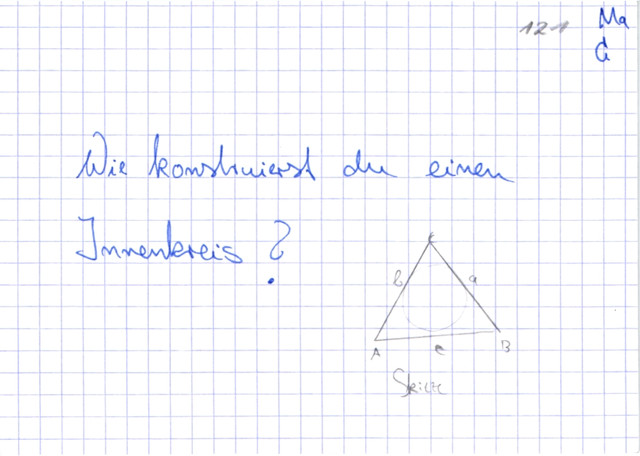 Innenkreis konstruieren