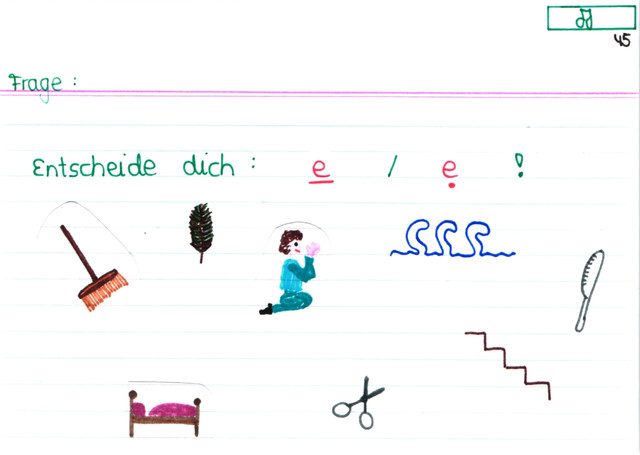 Entscheidung kurzes e oder langes e