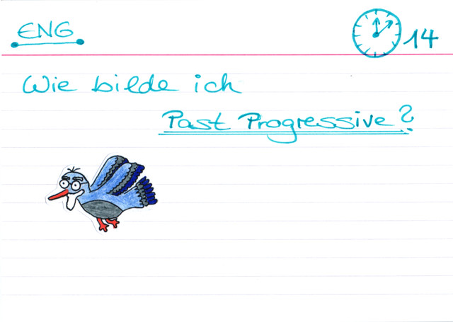 Wie bilde ich Past Progressive?