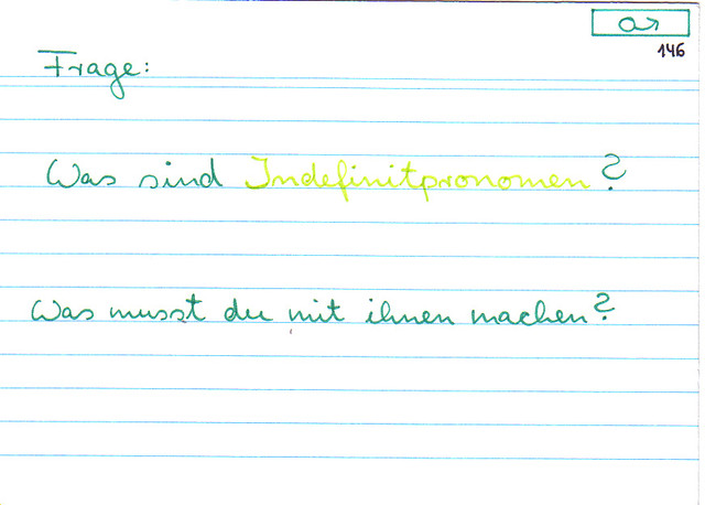 Was sind Indefinitpronomen?