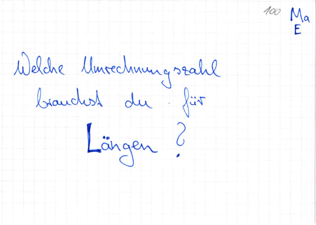 Einheitenvorsätze bei Längen umrechnen