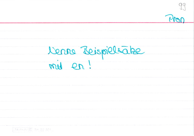Beispiel mit en