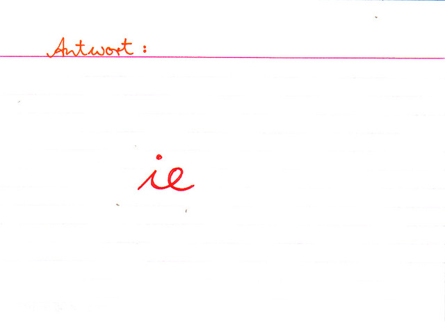 Das lange "i" im Wort