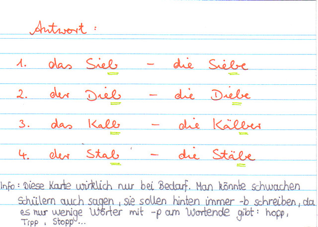 Entscheide dich: b oder p !