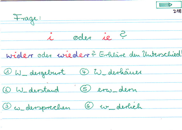 wider oder wieder?