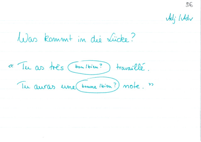 Übung Adjektiv/Adverb