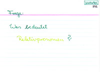 Was bedeutet Relativpronomen?