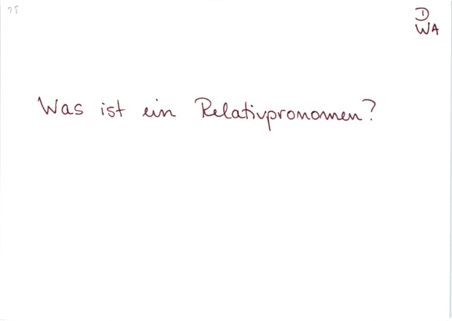 Was ist ein Relativpronomen?