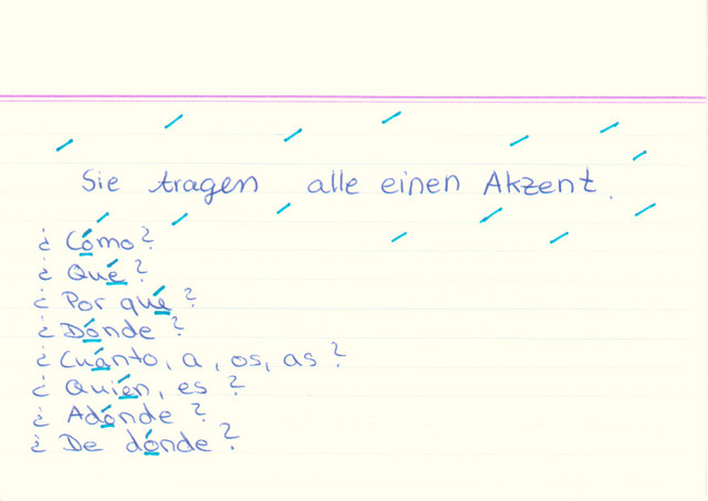 Was haben alle Fragewörter gemeinsam?
