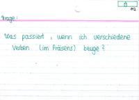 Beugen von Verben im Präsens