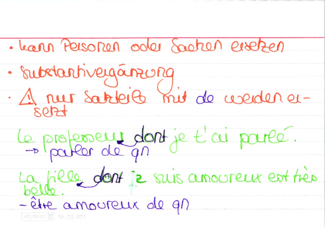 Verwendung dont