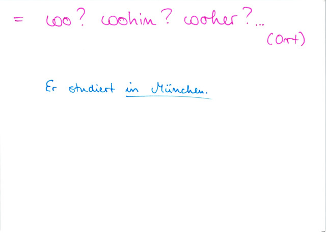 Wie fragt man nach einer Lokalbestimmung?