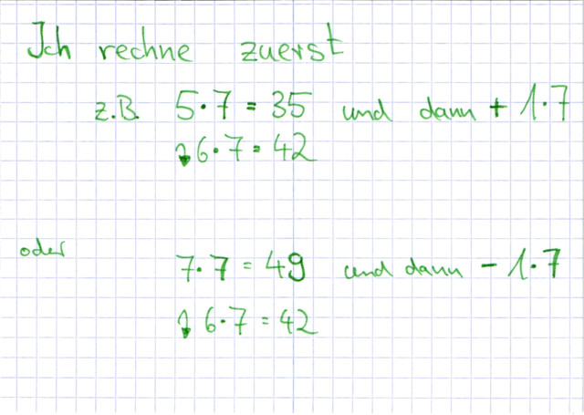 Rechentricks für das kleine 1x1