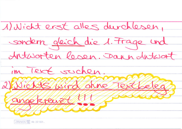 Article: wie kann ich diese Aufgabe gut lösen?