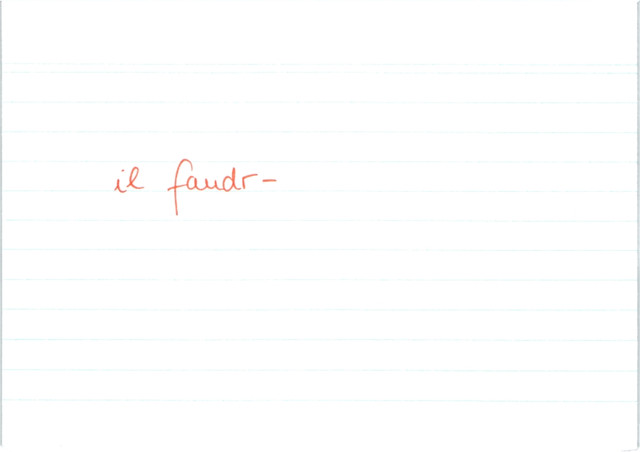 il faut