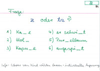 z oder tz