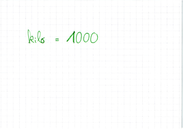 kilo(Einheiten)