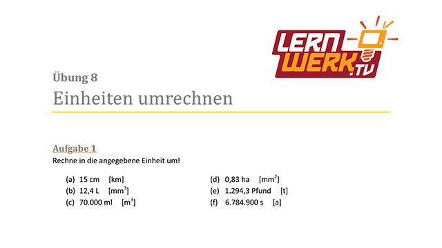 MSA Mathe Arbeitsblatt für Lektion 8
