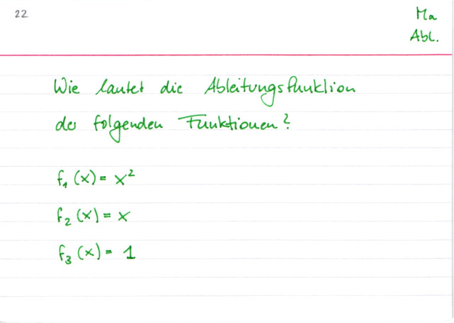 Ableitungsregeln anwenden bei Polynomen 3