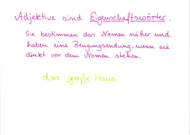 Was ist ein Adjektiv?