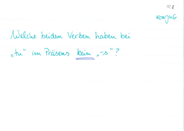 Ausnahmen bei tu