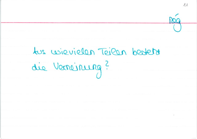 Teile der Verneinung