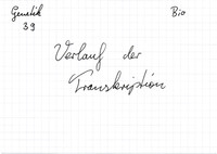 Verlauf der Transkription